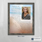 Footprints in the Sand Inspirational Wall Art, Beach Decor, Christian Gifts - Image 3