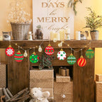 Wooden Christmas Ornaments to Paint Bell Decoration Cutouts Unfinished 36PCS - Image 5