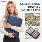 Card Binder 16 Pocket, Premium 1024 Double Sided Pocket Collection Binder - Image 7