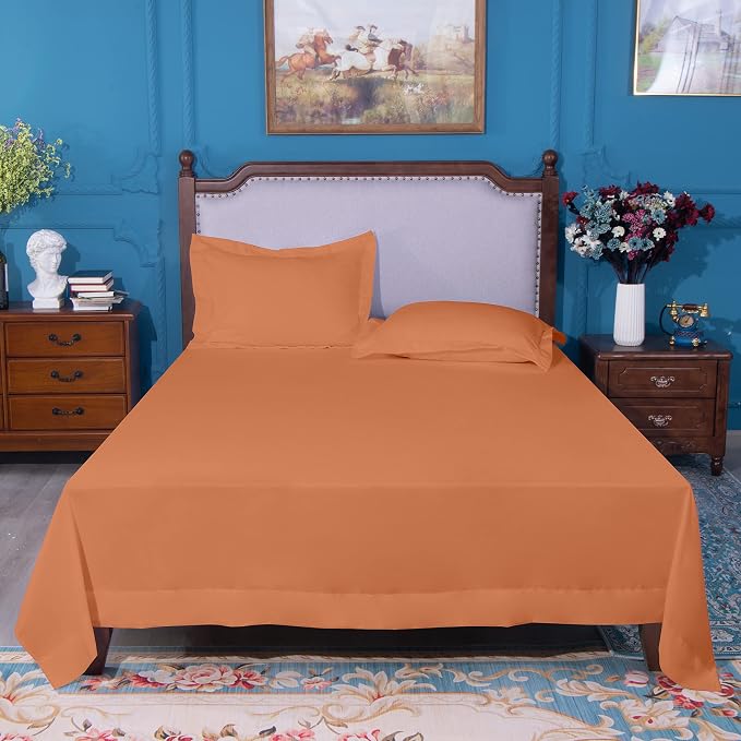 NTBAY Twin Extra-Long Flat Sheet Only - Image 4