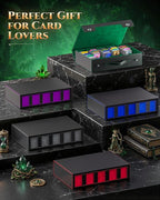 MoKo Trading Card Storage Box for MTG, 3900+Capacity, Top Loaders Organizer Case - Image 8