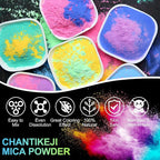 Mica Powder, 7.05OZ（200g）, Primary Red Mica Powder Pigment - Image 7