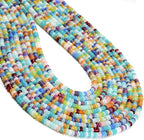 ICAI 2x4mm Natural Rondelle Beads – Loose Gemstone Spacers by CAI+YI+MING