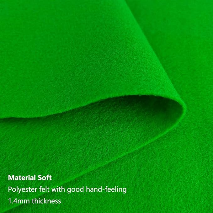 Jtnohx Color Felt, 1 Square Yard Felt Fabric, 1.4mm Thickness Flexible Craft - Image 5