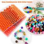 150Pcs Silicone Beads 15mm Mix Color, Bulk Silicone Beads 15mm - Image 6