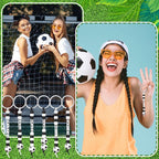 Landical 564 Pcs Soccer Keychain Making Kit DIY Soccer Bead Key Chain Craft - Image 4