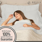 Bella Coterie | Luxury Bamboo Viscose Queen Size Pillowcase Set | 100% - Image 5