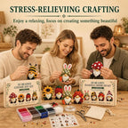 3D Beaded Gnome DIY Kit, Mini Beaded Gnome Craft Kit, Funny Handmade Gnome DIY - Image 5