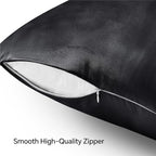 BEDELITE Satin Pillowcase with Zipper 2 Pack, Super Soft and Cooling Similar to - Image 5