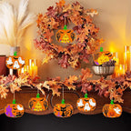 36PCS Wooden Pumpkins Ornaments to Paint Halloween Thanksgiving Decoration - Image 5