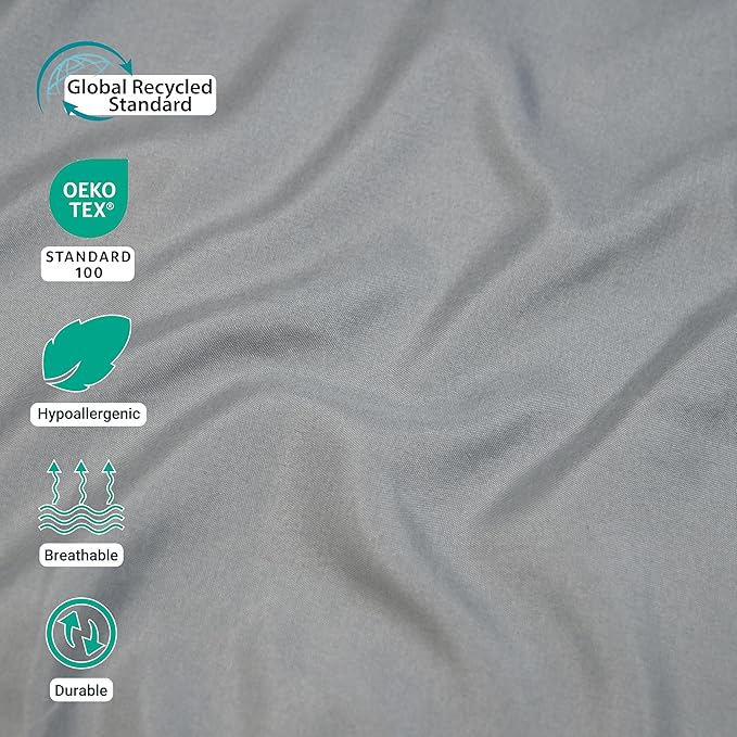 ZPECC Bulk Flat Sheets Only King Size 6 Pack, Easy Sort Top Bed Sheet by - Image 4