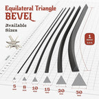 The Foamory's Instant Edge EVA Foam Bevel. Pre Cut Equilateral Triangle 3 Pack - Image 4