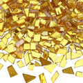 LITMIND 1.1LB Gold Irregular Glass Mosaic Tiles by LITMIND