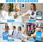 EHWINE 10 Pack Acrylic Sign Holders 5x7 Double-Sided Tabletop Display Stands - Image 5