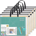 YOPCDJ 5 Pcs 25x19 inches Art Portfolio Case, Storage Chart Art Portfolio Bag by YOPCDJ