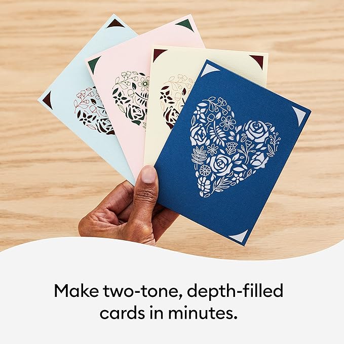 Cricut Insert Cards R10, Create Depth-Filled Birthday Cards, Thank You Cards - Image 3