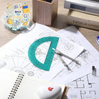 EBOOT Student Geometry Math Set, Drawing Compass and 6 Inch Swing Arm - Image 6