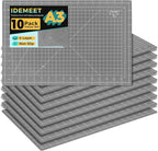 Premium 10 Pcs Self Healing Cutting Mat 18'' x 12'', A3 Non-slip Sewing Mat by IDEMEET