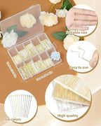 FIVEIZERO 900 PCS Eye Pins and Flat Head Pins - Image 3