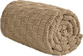 Knitted Weighted Blanket for Adult, No Beads Heavy Blanket 50” x 60'' 7lbs by Unknown