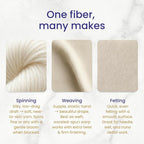Revolution Fibers Merino Wool Roving 1 lb - Image 7