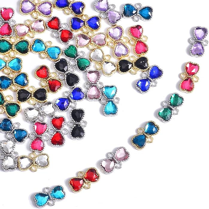 stino 40/48Pcs Paired Crystal Pendants Charms by stino