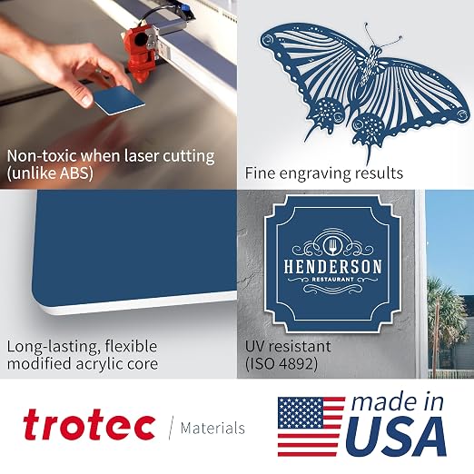 Trotec TroLase | 12"x12"x1/16", Guillotine | Made in USA - Image 3