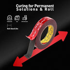 3M Double Sided Tape, Heavy Duty, 3/4” x 18Ft, Waterproof Foam Mounting Tape - Image 5