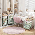 Utility Cart with Drawers, Craft Cart with 5 Drawers, Art Supply Organizer - Image 6