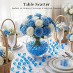 DOMESTAR Royal Blue Fake Ice Rocks, Fish Tanks Decor Table Scatter DIY Craft - Image 4
