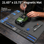 STREBITO Soldering Mat Large, Solder Mat Heat Resistant 932°F, Magnetic Mat - Image 2