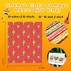 Tintnut Colorful Mexican Heat Transfer Vinyl, easy cut & weed, stretch washable - Image 2