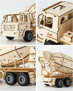 3D Wooden Puzzles Cement Mixer Truck - Image 4