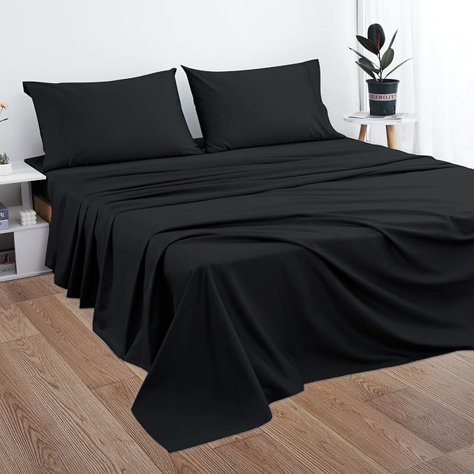 Cotton Twin Flat Sheet Only, 600 Thread Count 100% Egyptian Cotton Top Sheet - Image 7