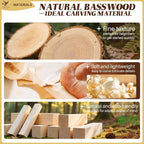 16PCS Basswood Carving Blocks, Carving Wood Blocks - Image 5