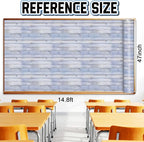 Inkspire Beach Wood Bulletin Board Paper Roll, 14.8FTx47IN Large Reusable - Image 2