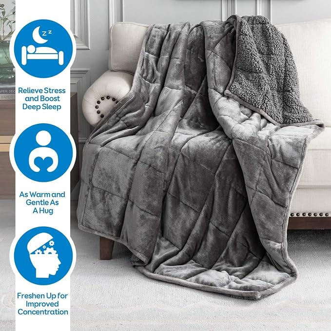 Cottonblue Weighted Blanket for Adults Weighted Blankets 20lbs for Sleeping and - Image 2