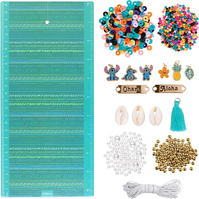 Fashion Angels Disney Stitch DIY Bracelet Making Kit | Includes 1, 000+ Shell - Image 4