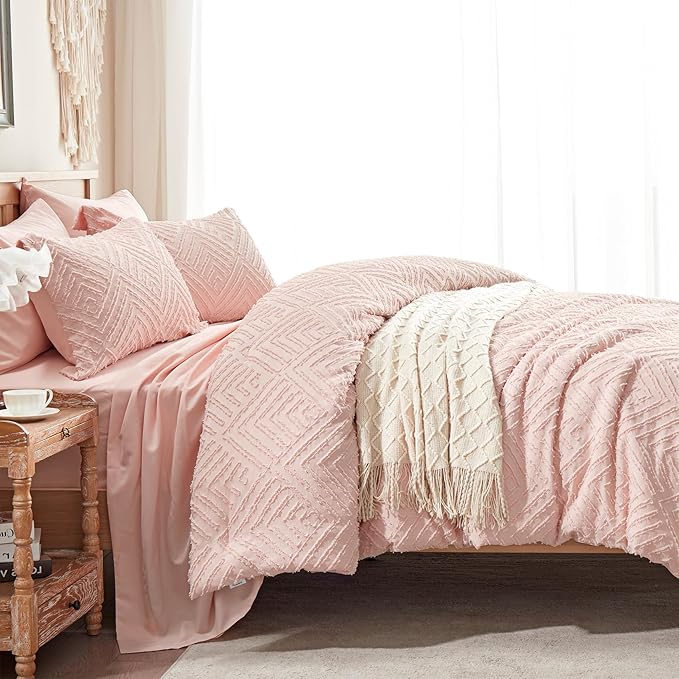Zzlpp Twin Comforter Set 5 Pieces, All Season Boho Bedding Sets - Image 3