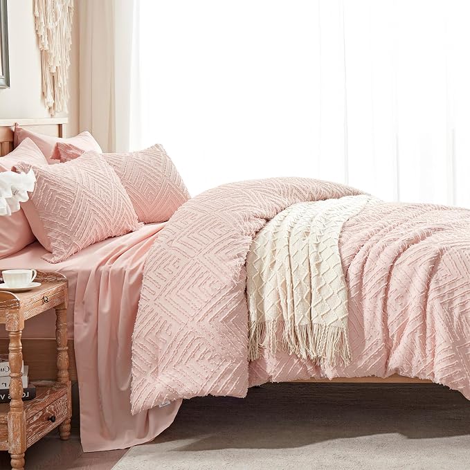 Zzlpp Full Comforter Set 7 Pieces, All Season Boho Bedding Sets - Image 3