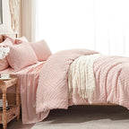 Zzlpp King Comforter Set 7 Pieces, All Season Boho Bedding Sets - Image 3