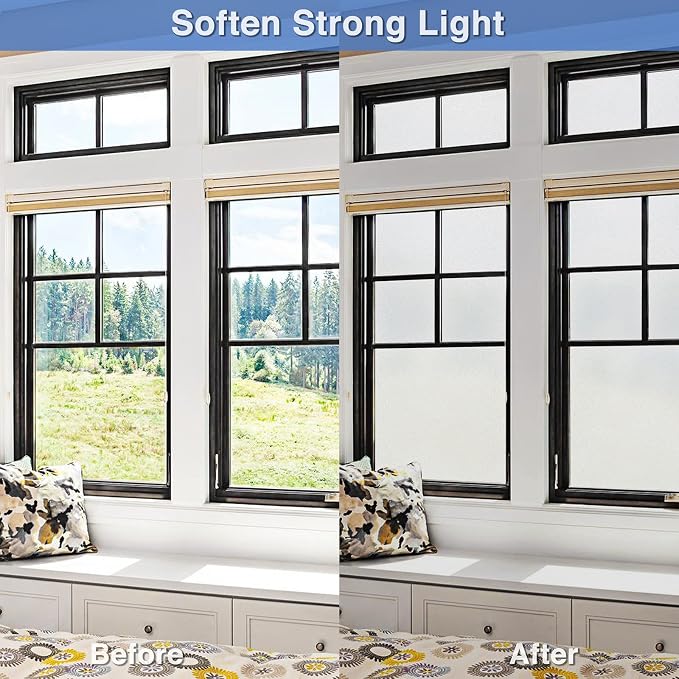 Volcanics Frosted Glass Window Privacy Film - Image 5