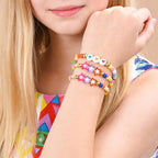 Friendship Bracelets for Girls, 10-Piece Cute Preppy Beaded Bracelet Set for - Image 4