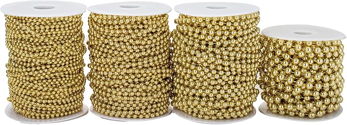 4mm Crafts Faux Pearl Beads Garland Pearl Bead Roll Strand of Pearls to - Image 5