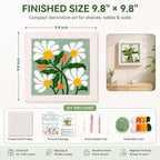 HRTHRT Punch Needle Kit for Beginners, 9.8" Frame Yarn Craft Set. | Punch - Image 2