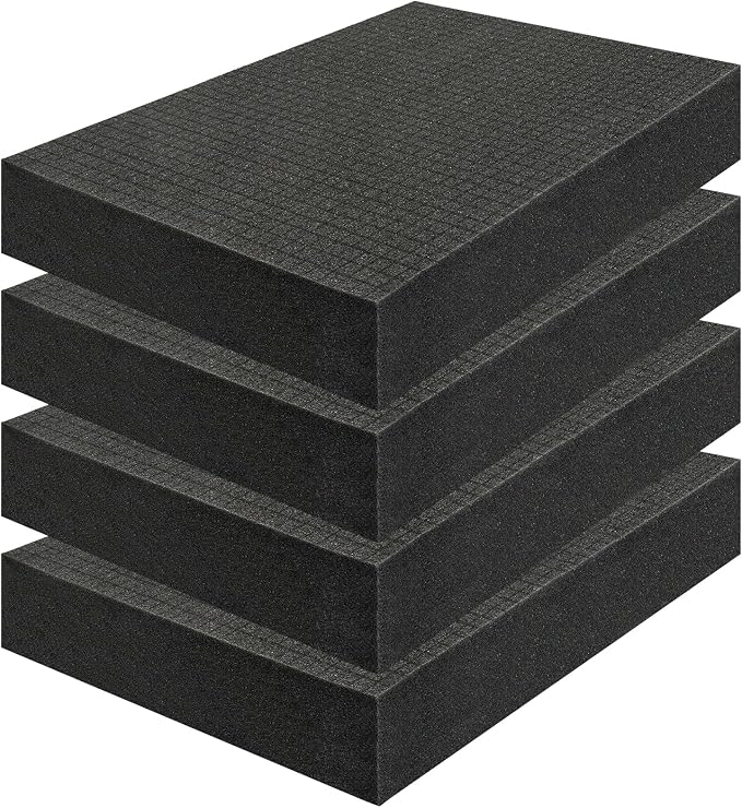 PINGMIC 4 Pack Gun Case Foam inserts by PINGMIC