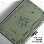 EMSHOI Graph Grid Journal Notebook, 320 Pages, A5 Size | Leather Hardcover - Image 2