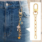 Hzopcw 235pcs Multicolor Keychain Making Kit, Swivel Snap Hook Chains - Image 3