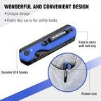 WORKPRO 2-in-1 Folding Knife/Utility Knife, Quick-Change Box Cutter - Image 7