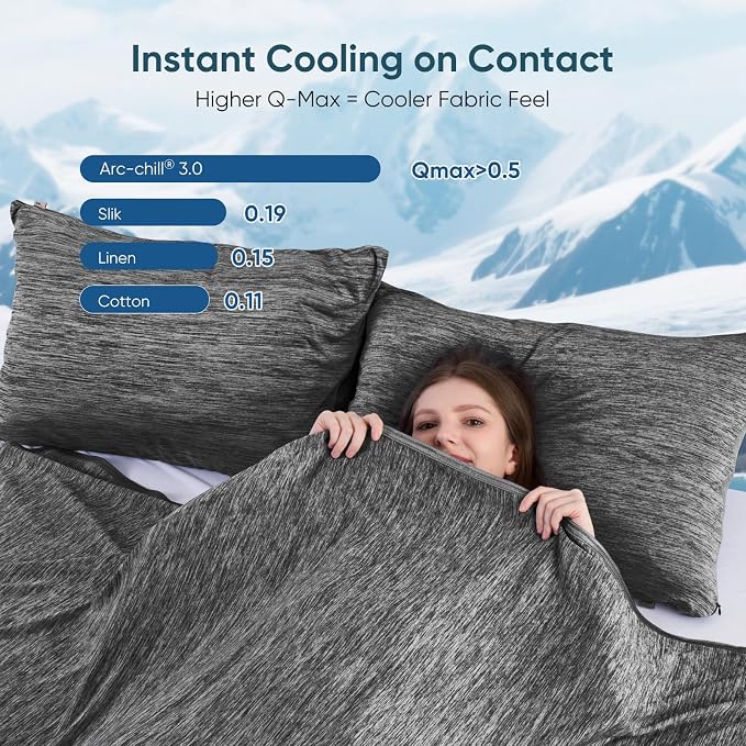 Elegear Revolutionary Cooling Blanket Twin, Absorbs Heat to Keep Body Cool - Image 3